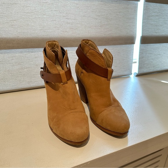 RAG & BONE HARROW BOOTIES IN BEIGE SUEDE • size 37 • as seen on celebs! - Picture 7 of 9